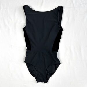 Eleve Allison Black Velvet Leotard - XS - Excellent Condition